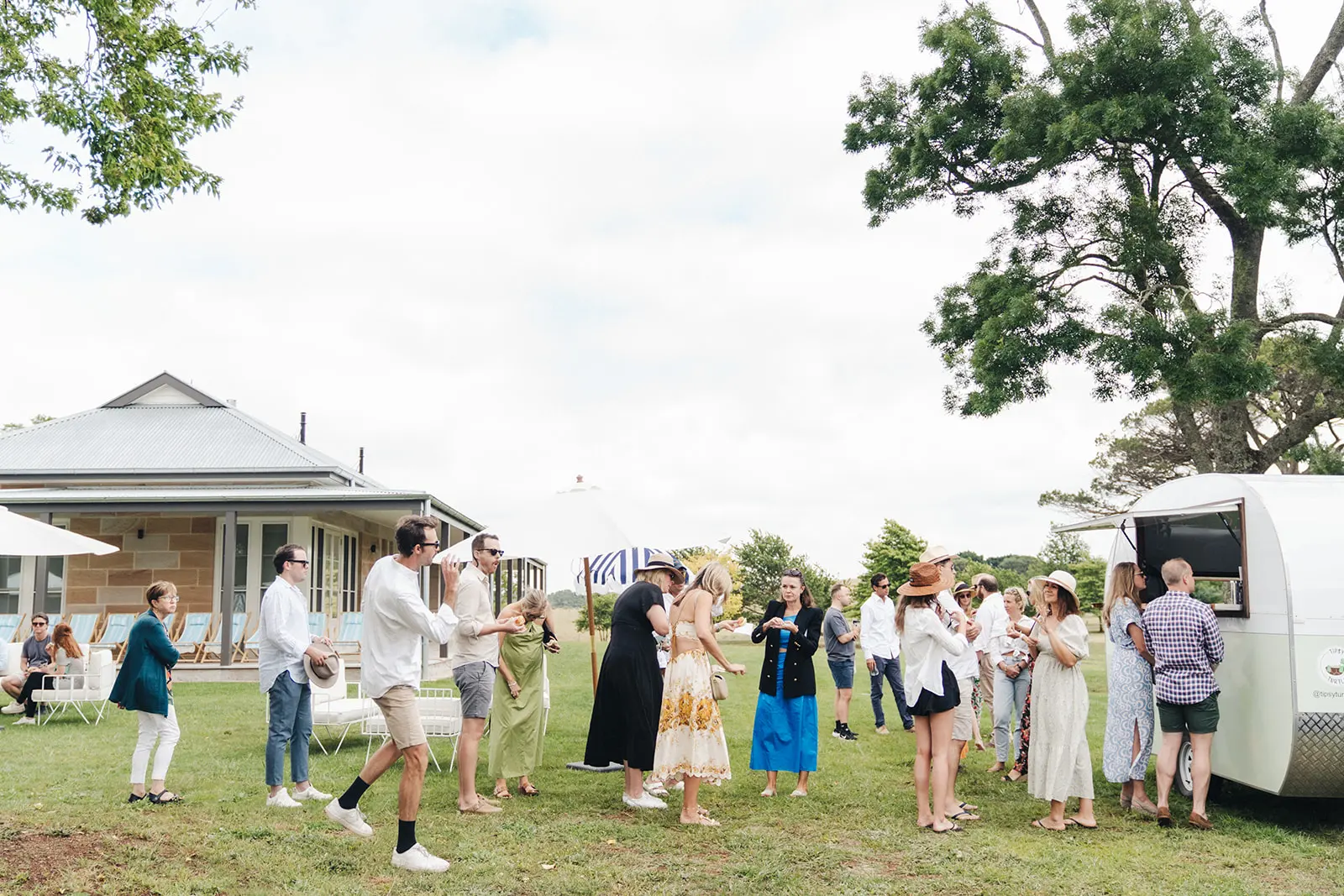 Recovery brunch coffee catering setup in the Southern Highlands NSW